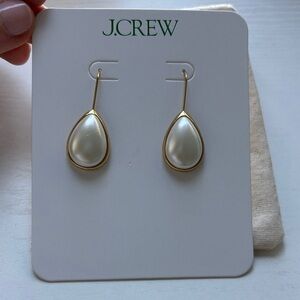 NWT J.Crew Stone Teardrop Earrings